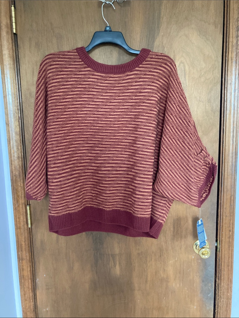 Democracy abstract stripes pattern sweater size 3X - Picture 8 of 16